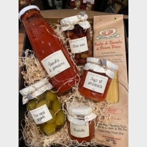 Italiensk Gavekasse med l�kre specialiteter fra San Giovani