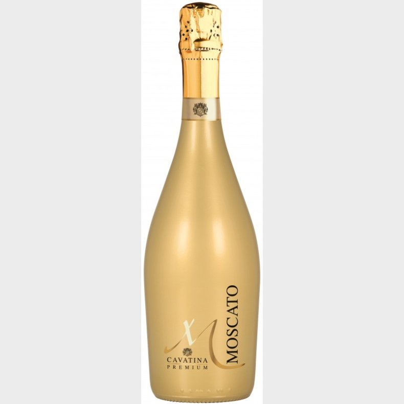 Cavatina Premium Gold Moscato Spumante Dolce. Italien